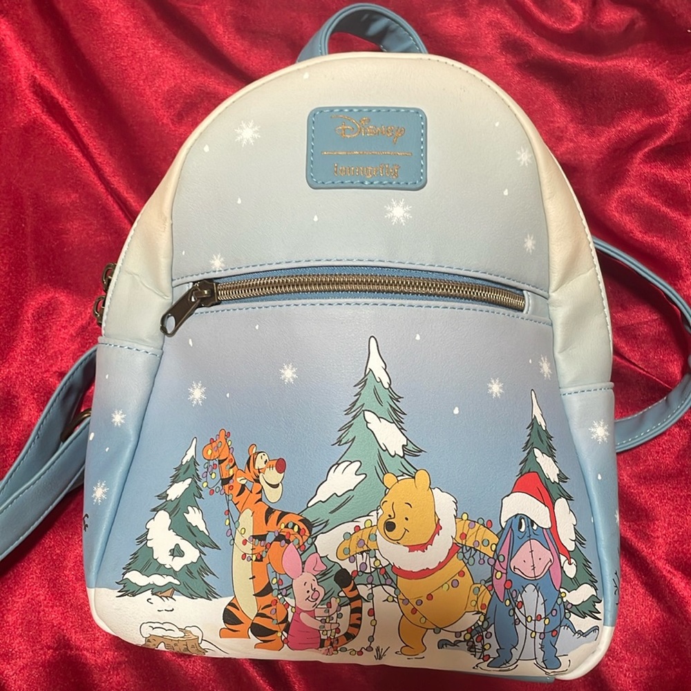 Winnie the pooh Disney loungefly christmas bag